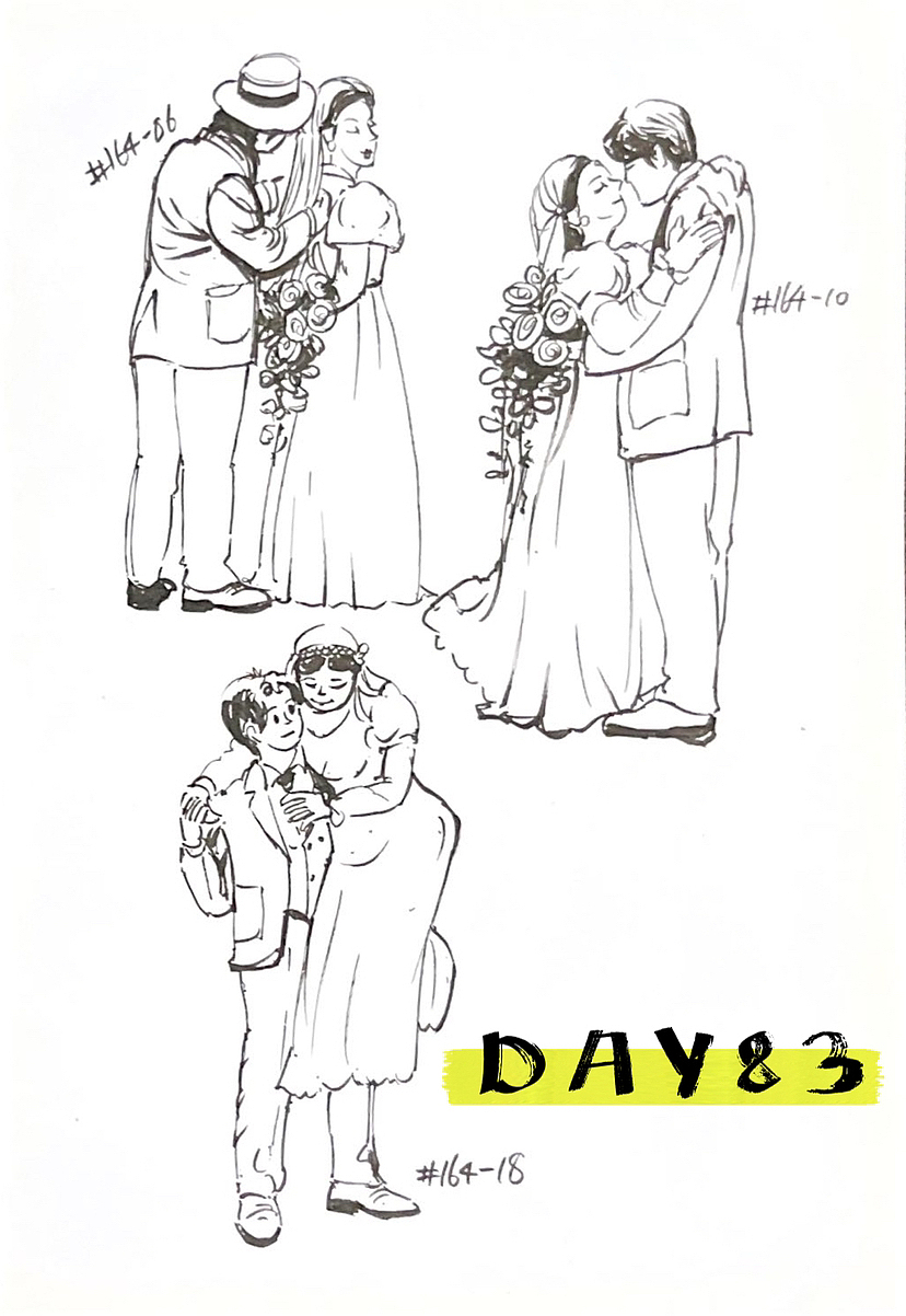 速写60天挑战第二次11月到12月（图ZMzMwMTc3OTYw） - 创作习作 - 站酷设计师易意Evelyn原创素材 - 站酷ZCOOL