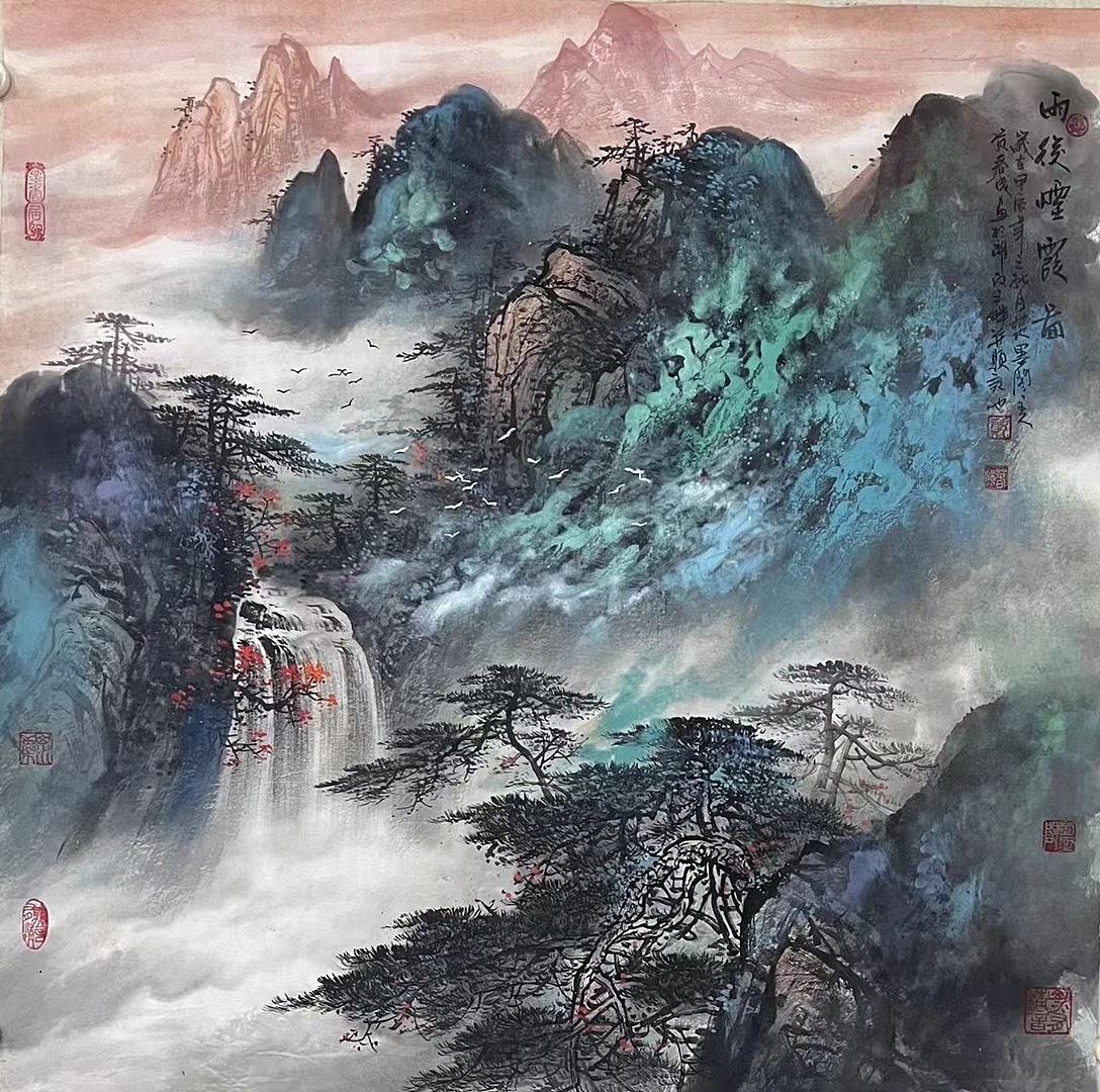 资春城山水画:自然之美与艺术灵韵