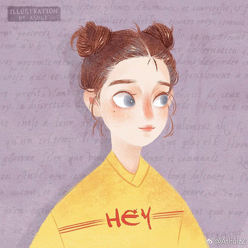 有一种风叫少女风【6P】（图ZOTI0MjYyMjg=） - 创作习作 - 站酷设计师Ashui啊睡原创素材 - 站酷ZCOOL