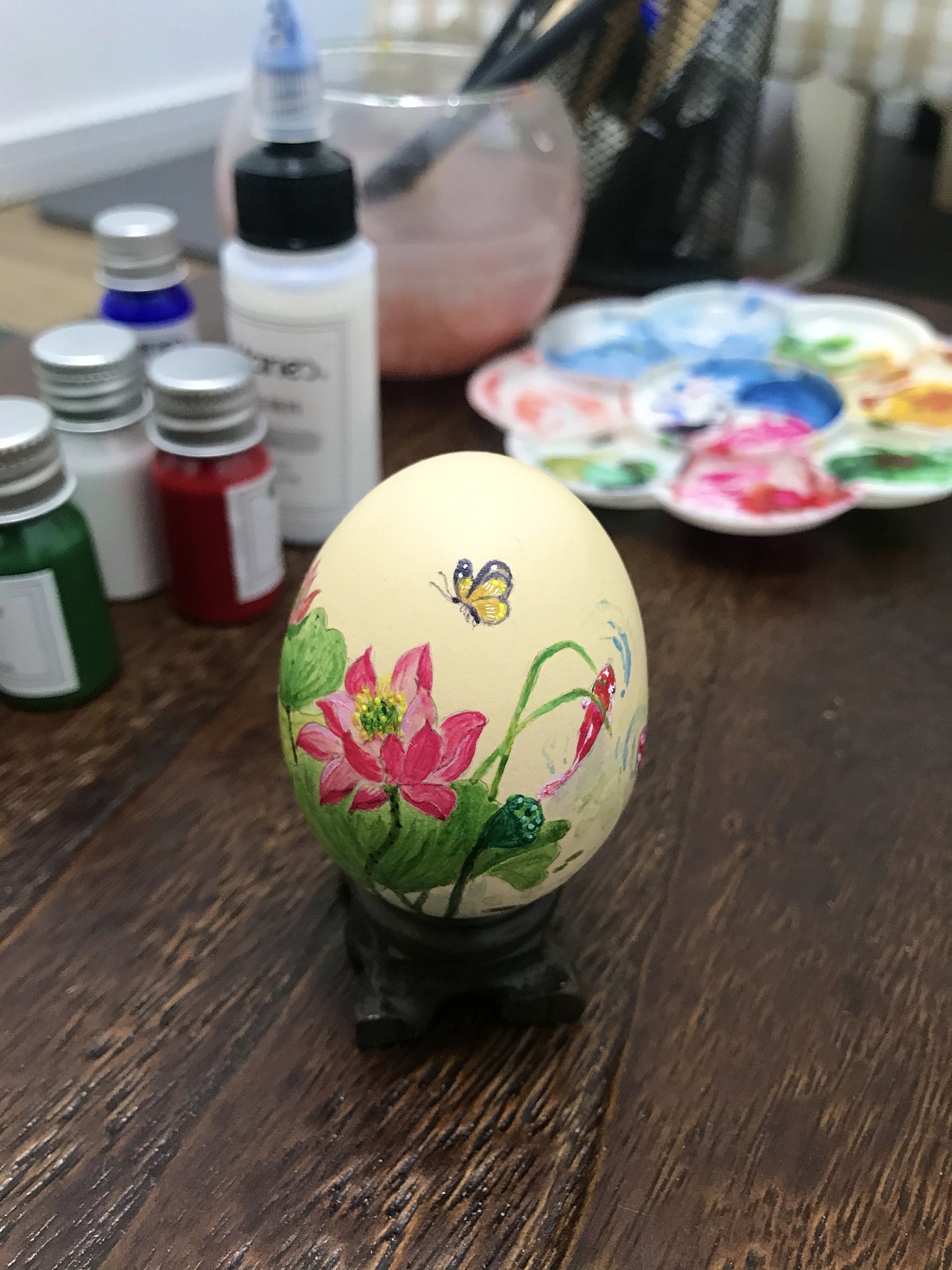 漆画作品图片蛋壳图片
