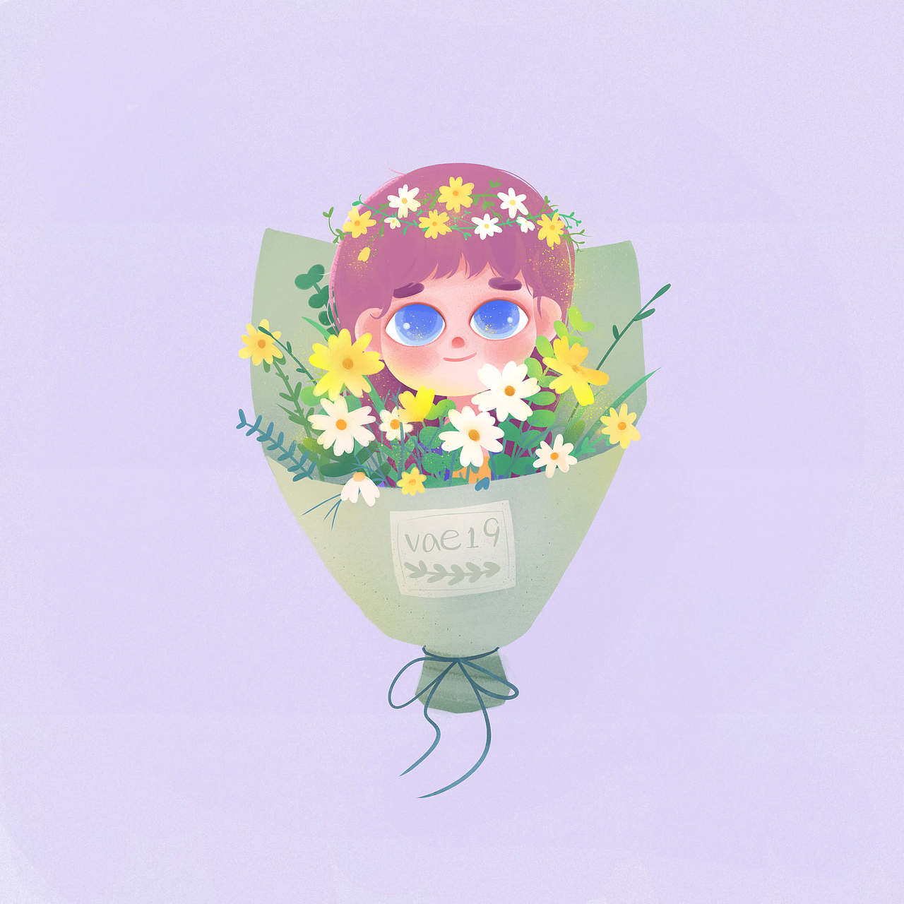 女孩花束系列～（图ZMjM0MzAwMjM2） - 创作习作 - 站酷设计师vae19原创素材 - 站酷ZCOOL