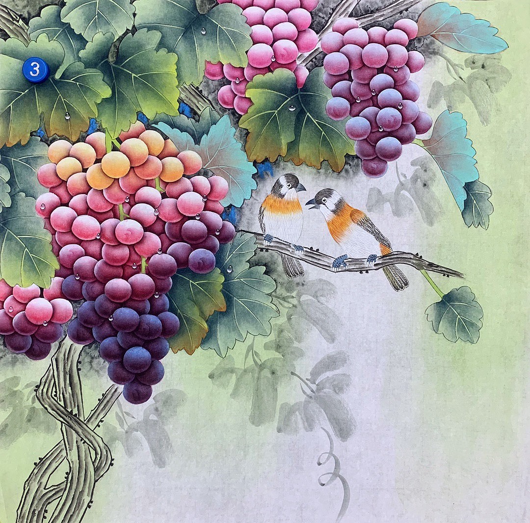 手绘葡萄（图ZMjkwMTU4NzA0） - 其他手工艺 - 站酷设计师搬个砖多好原创素材 - 站酷ZCOOL