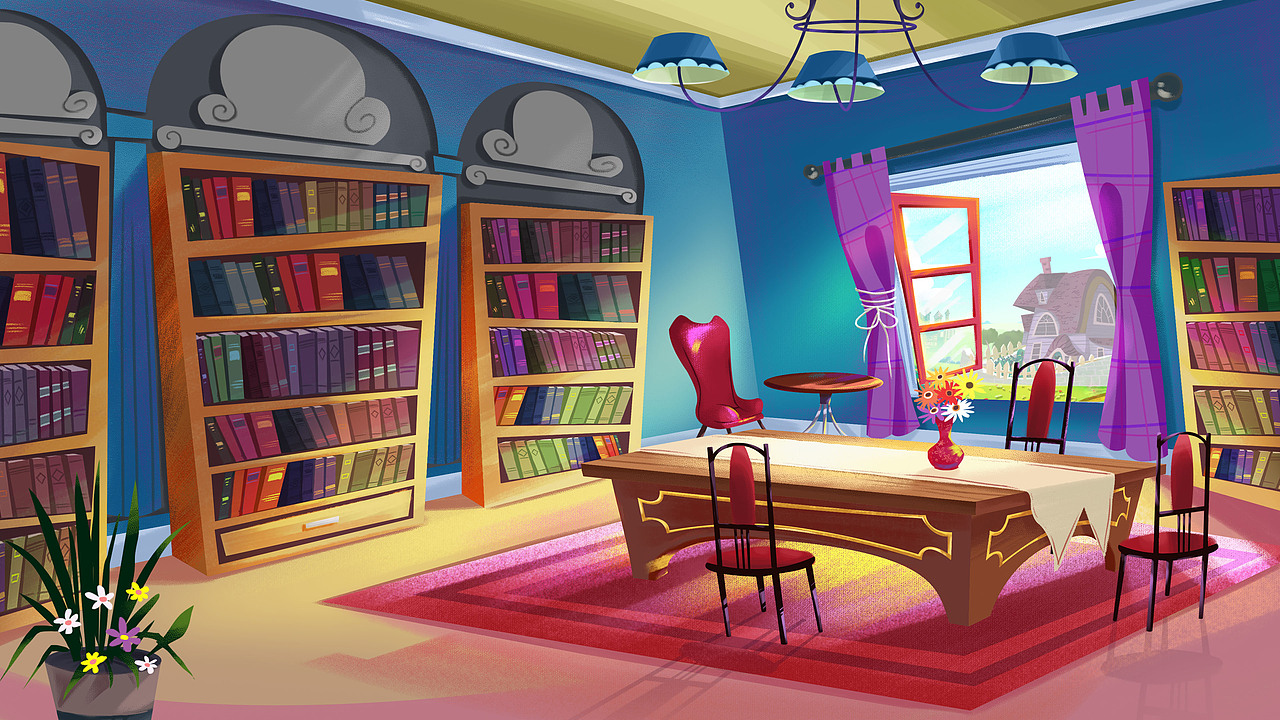 动画公司的部分场景,人设