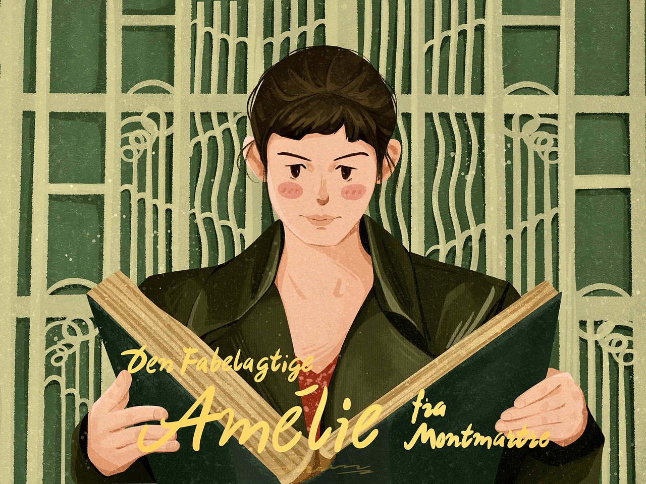 电影插画｜天使爱美丽（图ZMjkzMDE0MzA4） - 艺术插画 - 站酷设计师晒晒月亮_原创素材 - 站酷ZCOOL