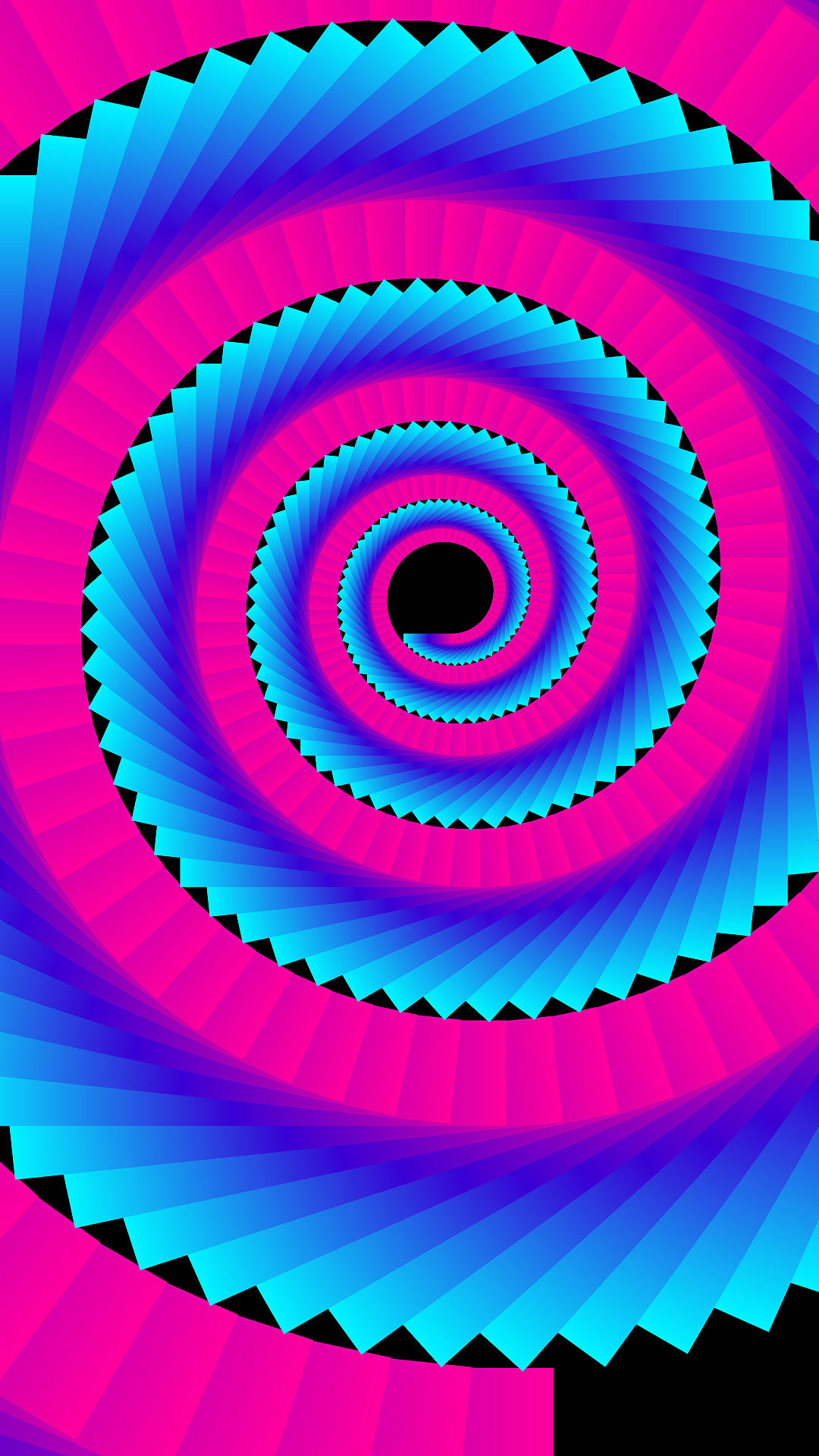 ai旋转变换混合效果科技背景手机壁纸ifengfu