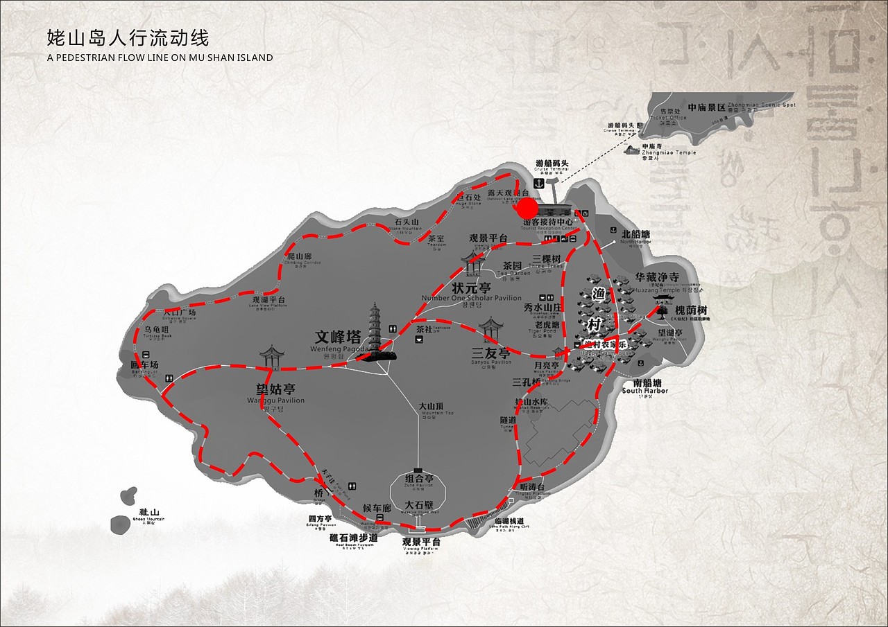 巢湖峔山岛景区导视系统