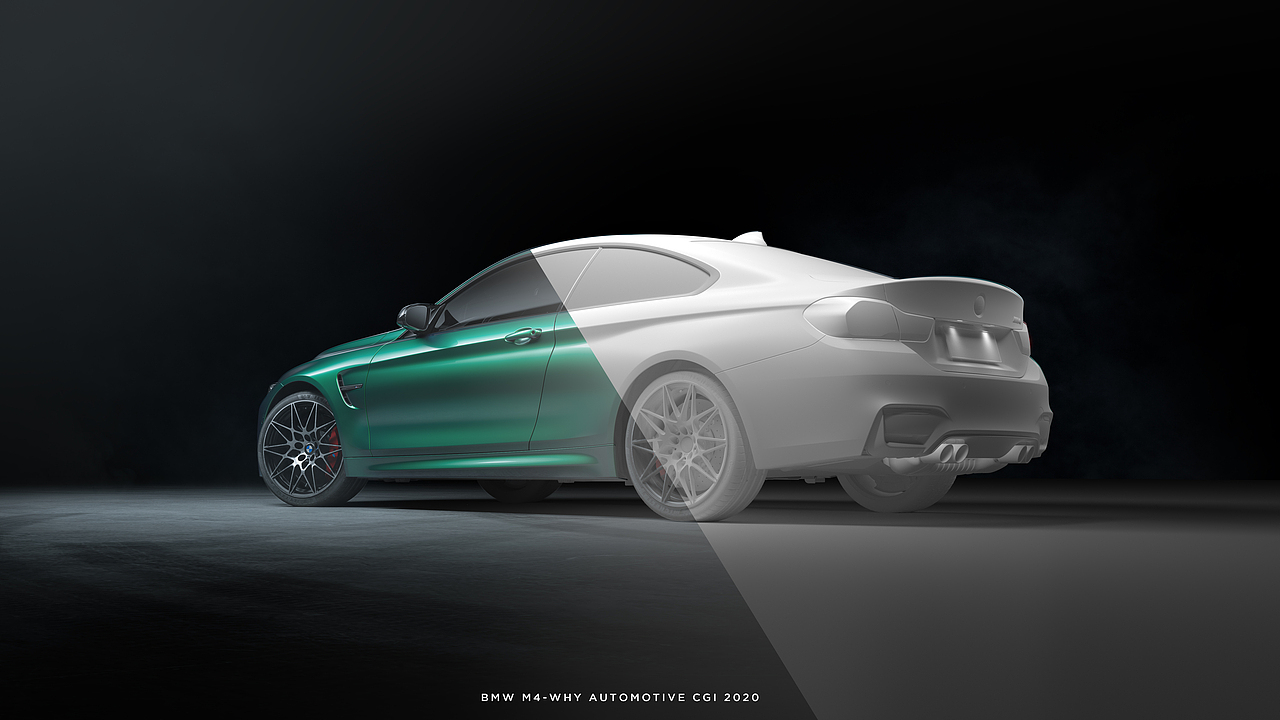 BMW M4渲染（图ZMjM2OTQyMTU2） - 机械/交通 - 站酷设计师吴浩岳原创素材 - 站酷ZCOOL