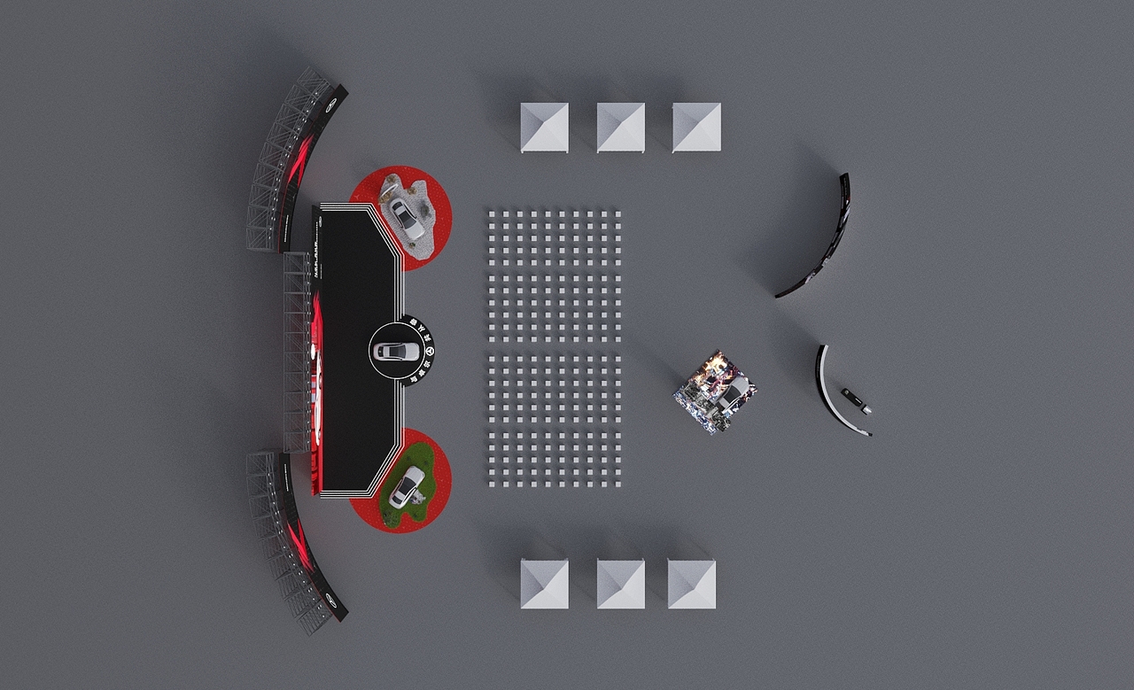 奔驰C级上市舞台设计（图ZMjg2MTE1NDYw） - 舞台美术 - 站酷设计师王大可777原创素材 - 站酷ZCOOL