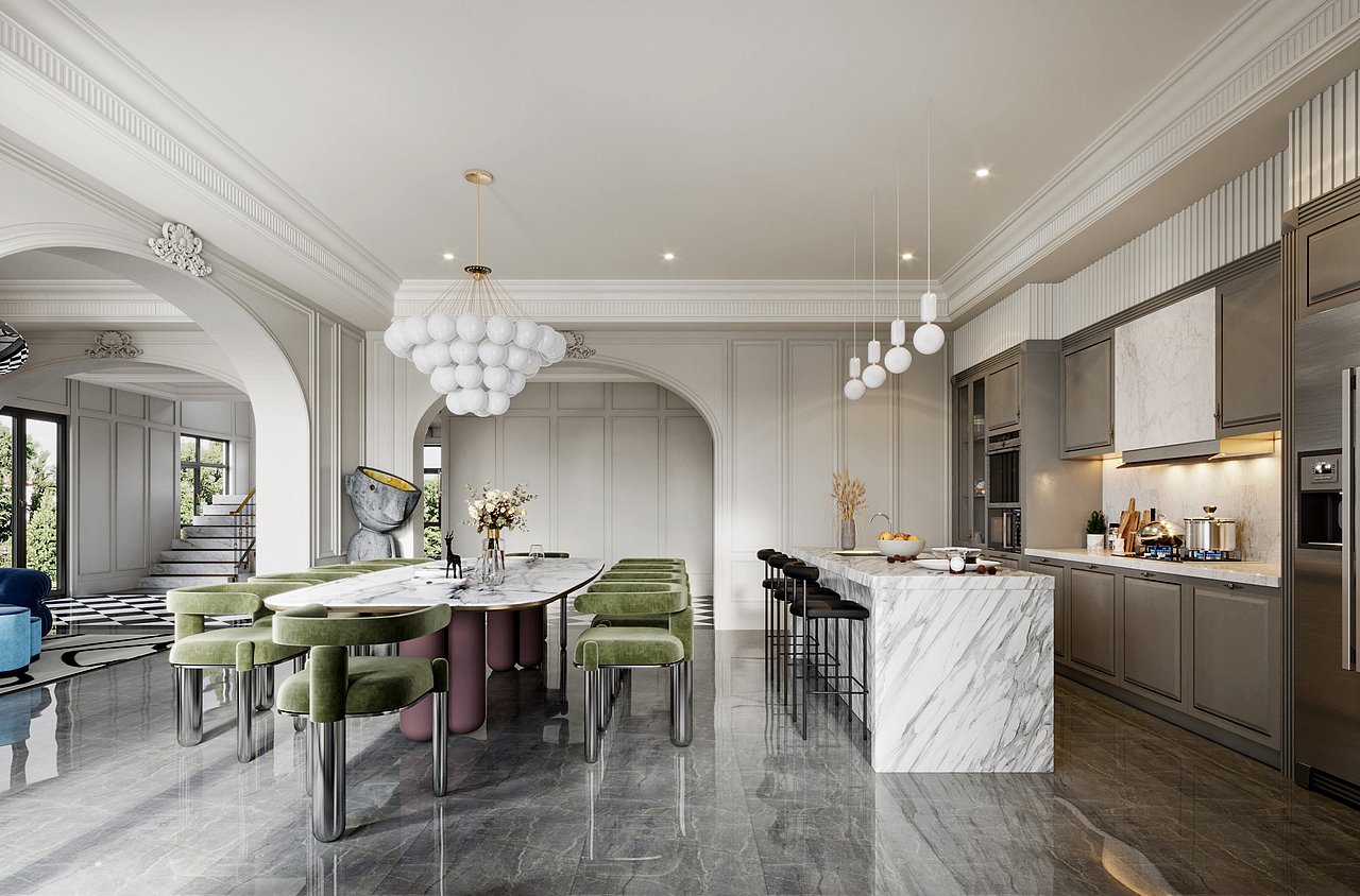 美式现代室内设计