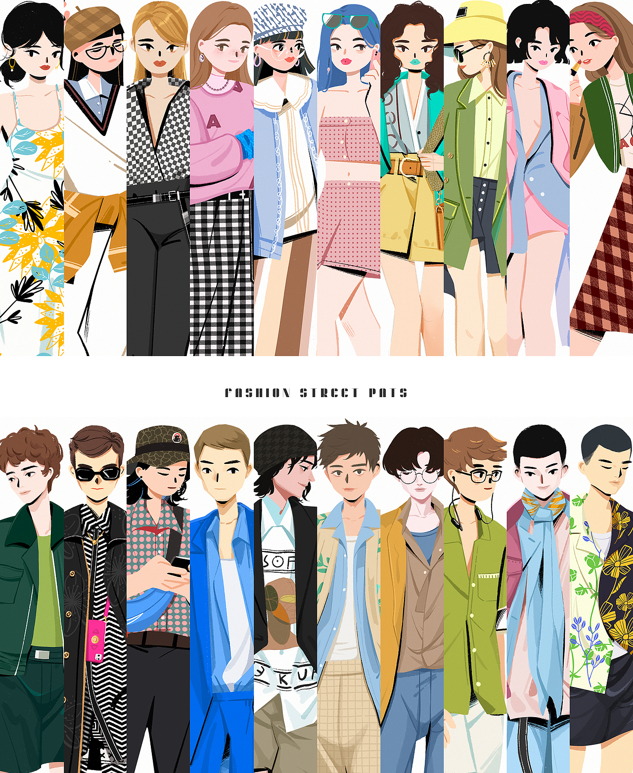 人物插画|时尚人物