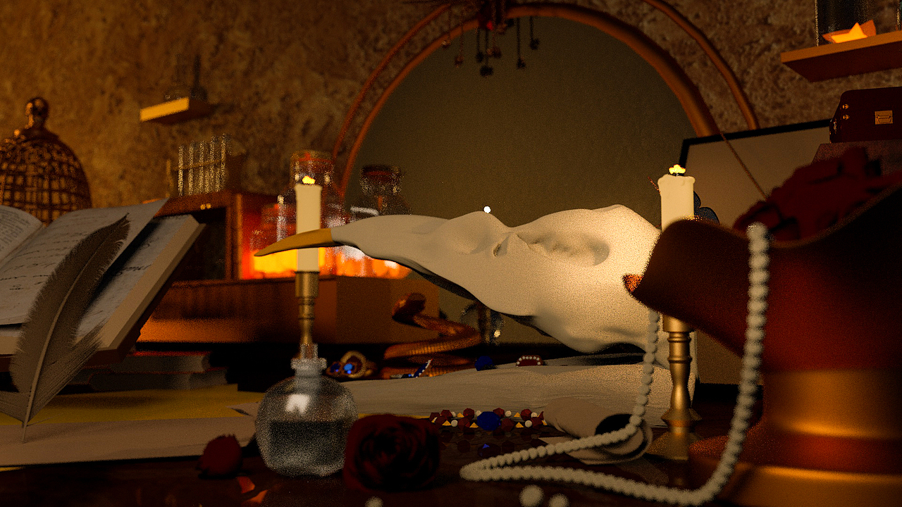 C4D渲染静图初尝试中