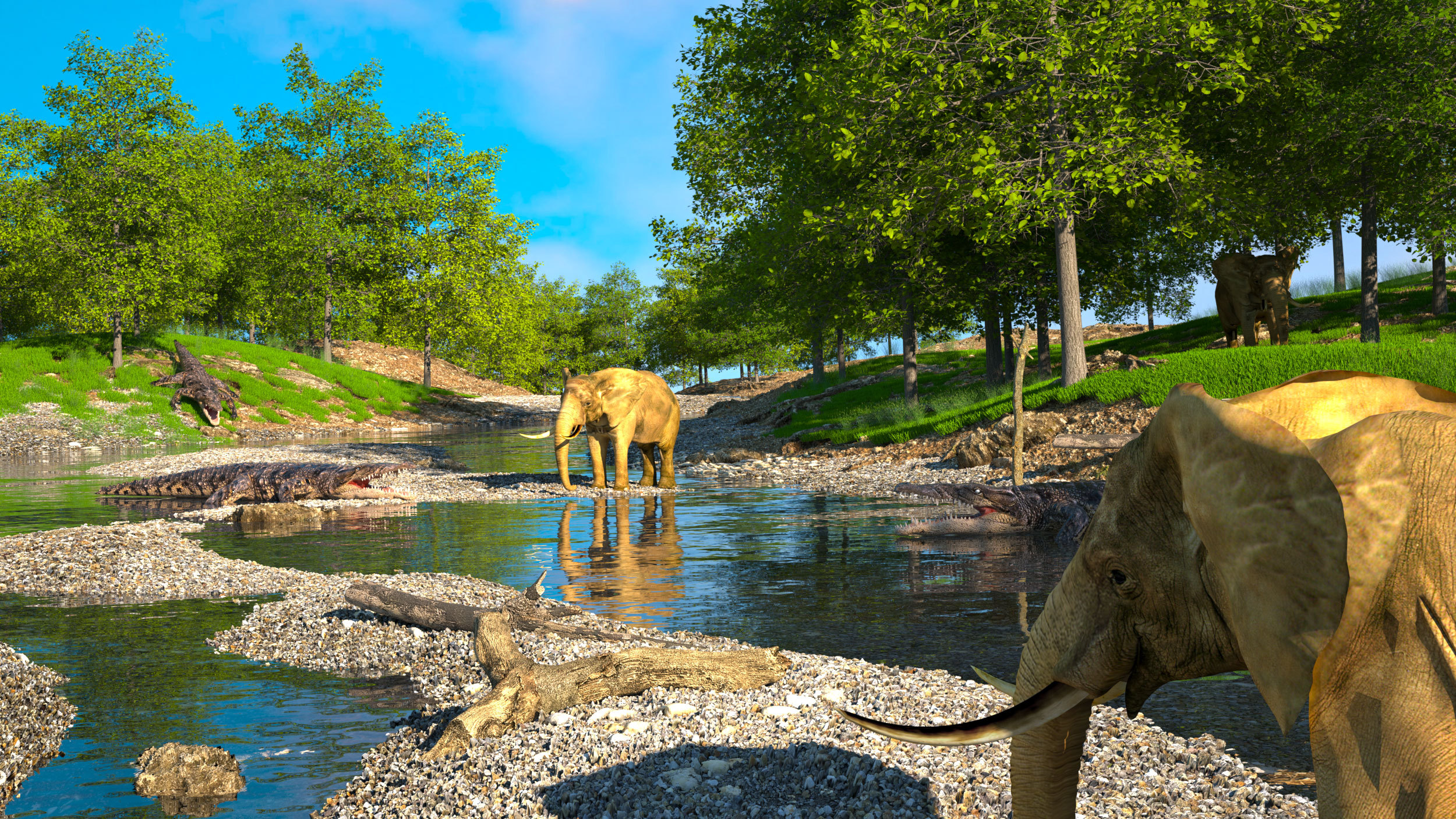 c4d动物园临摹|三维|场景|优秀的咸鱼 - 原创作品 - 站酷 (zcool)