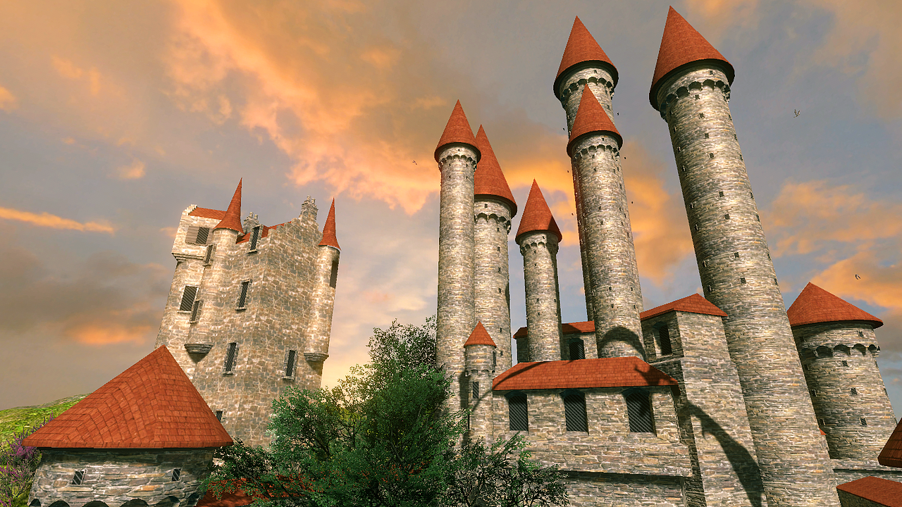 概念设计魔龙古堡