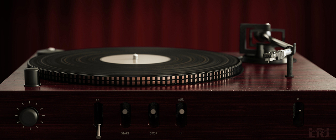 【黑胶唱片机 RECORD PLAYER】（图ZMjAxMDkzNjA4） - 产品 - 站酷设计师MrReese原创素材 - 站酷ZCOOL