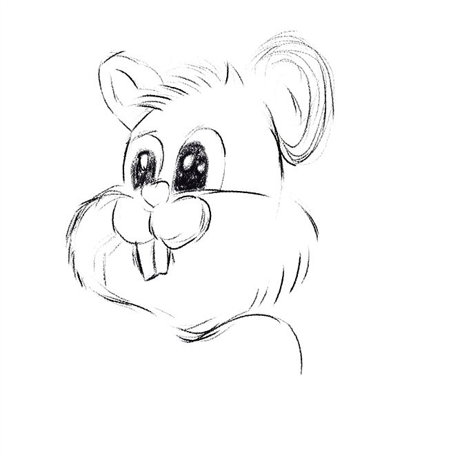 学生时期画的动漫人物