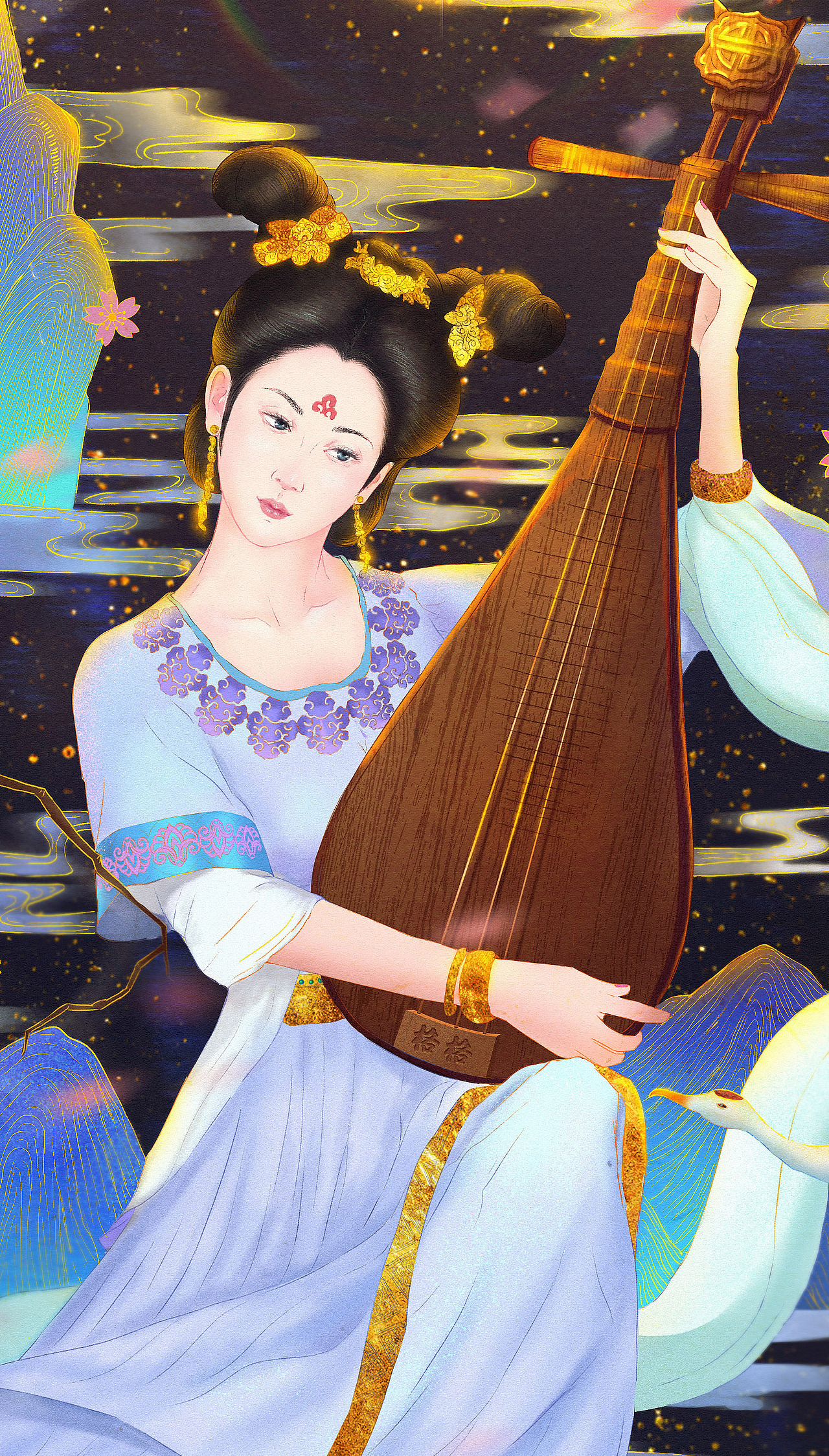 国风插画绘画（图ZMjA3MzYwNjAw） - 商业插画 - 站酷设计师一个不正确的人原创素材 - 站酷ZCOOL