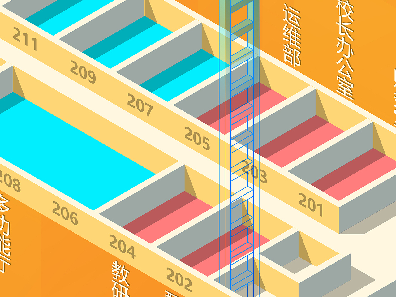 2.5D导向地图（图ZMTEyNjkwNTE2） - 信息图表 - 站酷设计师区别针原创素材 - 站酷ZCOOL