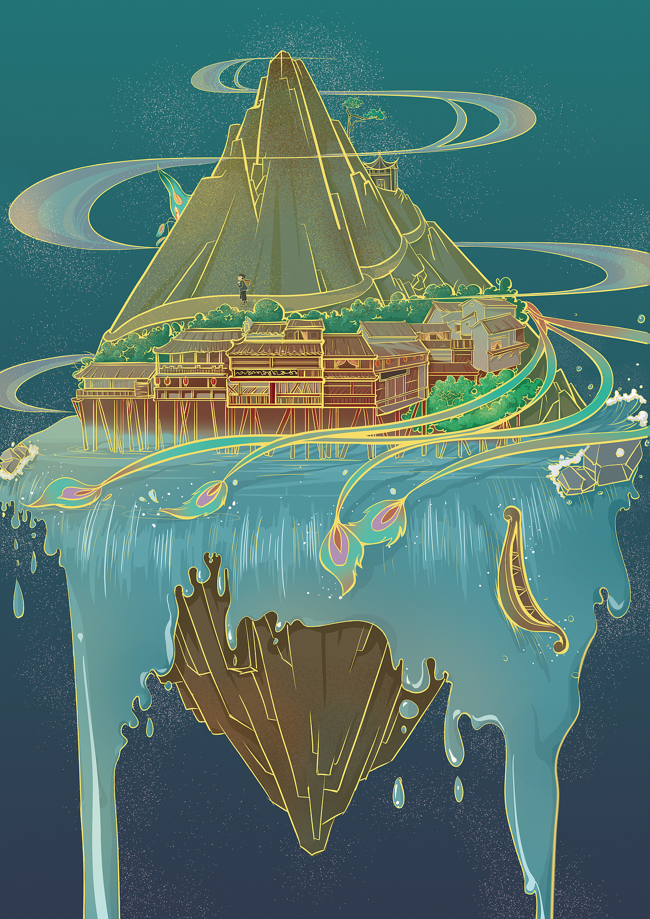 凤凰古城印象主题创作