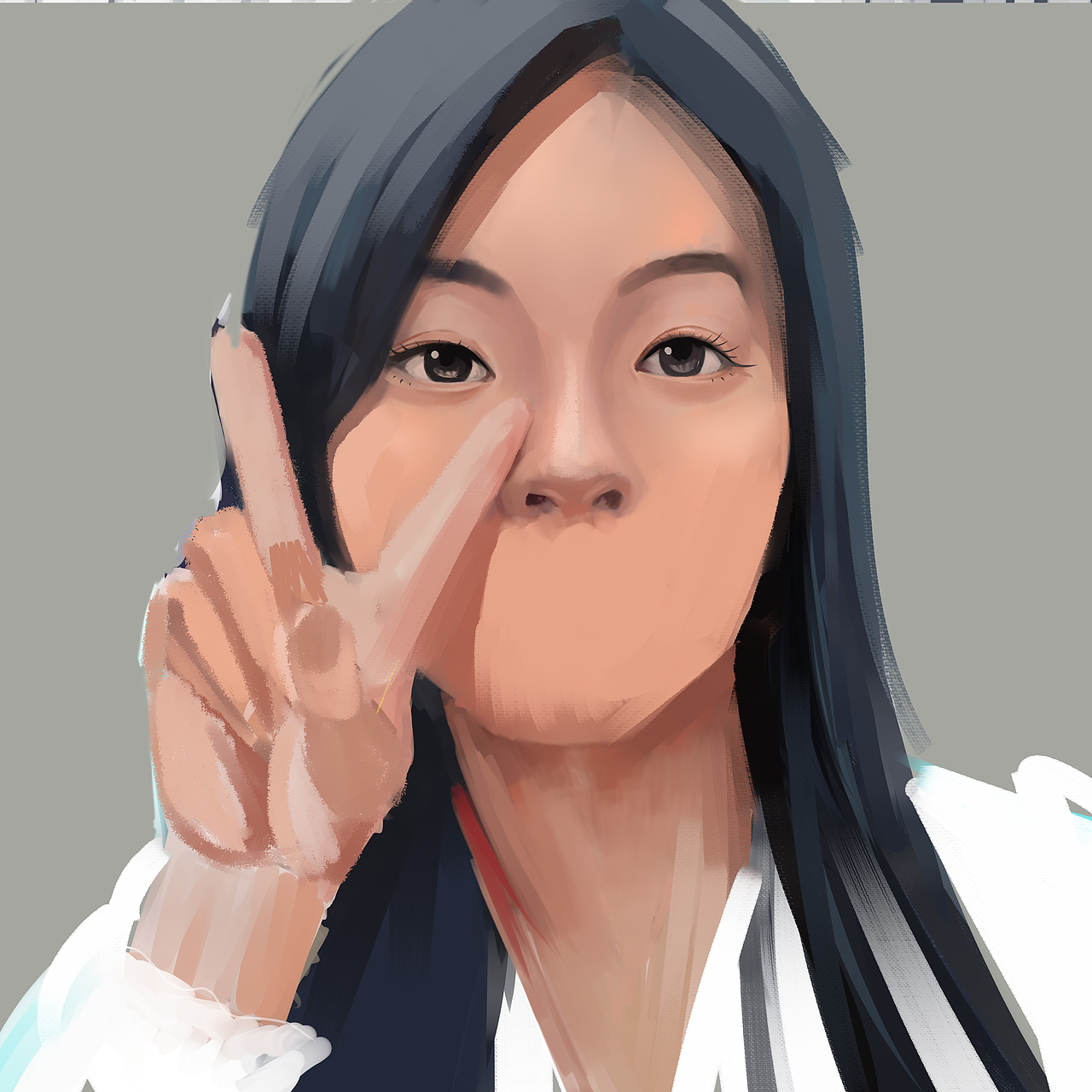 人像厚涂 看了草图我想笑死