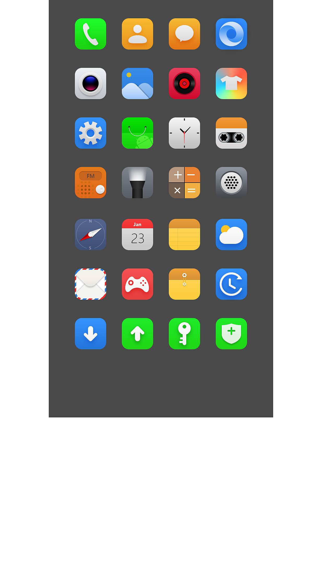 手机主题图标|ui|app界面|唧唧喳喳92_临摹作品-站酷zcool