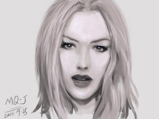 手绘涂鸦画照片