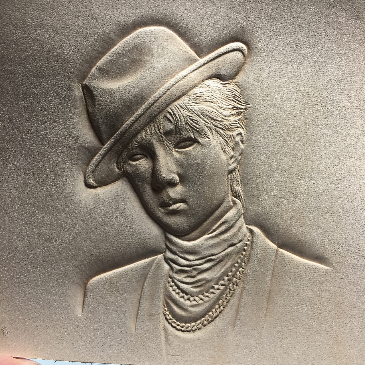 皮雕人物-流星系列2