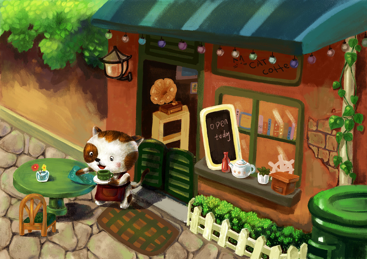 猫咪咖啡馆
