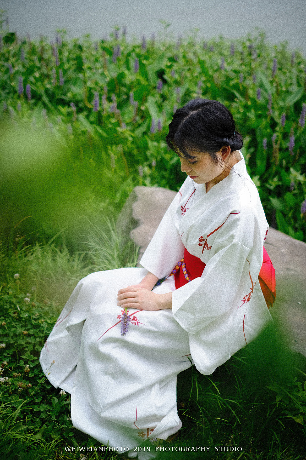 和服写真，刚拍10来分钟就狂风骤雨（图ZMTYyMjUzMTM2） - 人像摄影 - 站酷设计师魏薇安原创素材 - 站酷ZCOOL