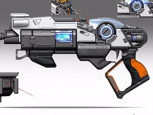 Sci fi Pistol