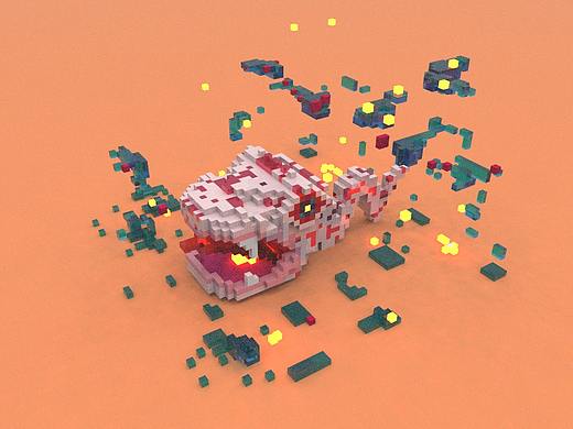 第一次用magicavoxel玩一下