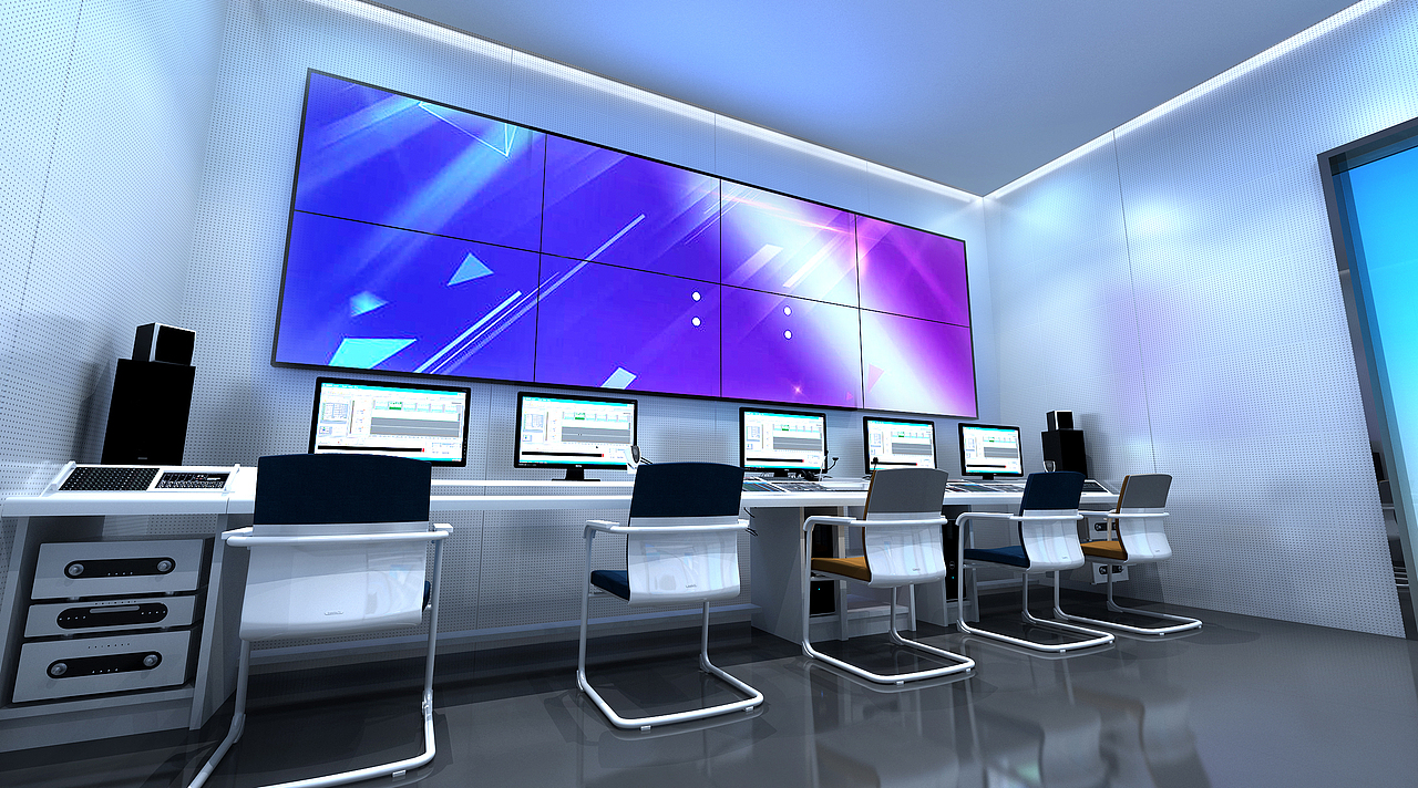 溧水电视台融媒体演播室（图ZMjI4MTIxNTY4） - 展陈设计 - 站酷设计师深海甚蓝原创素材 - 站酷ZCOOL