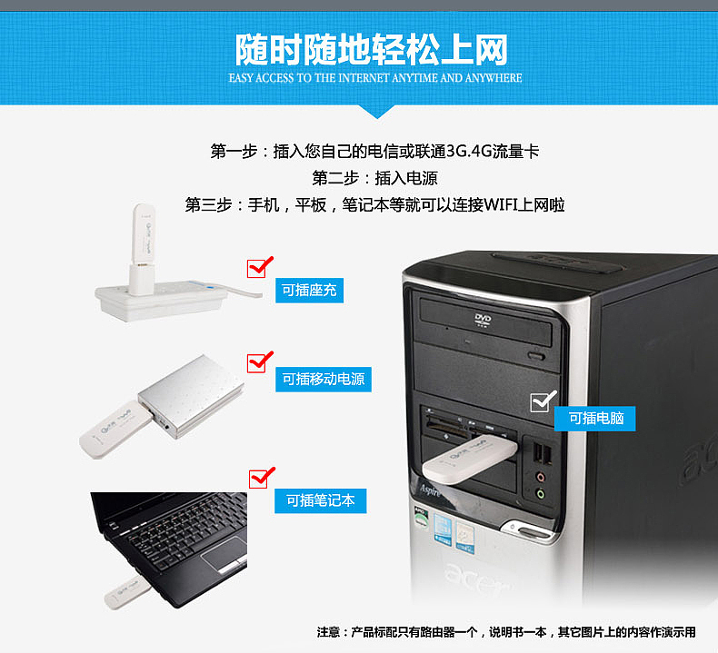 卡托USB车载路由器详情页