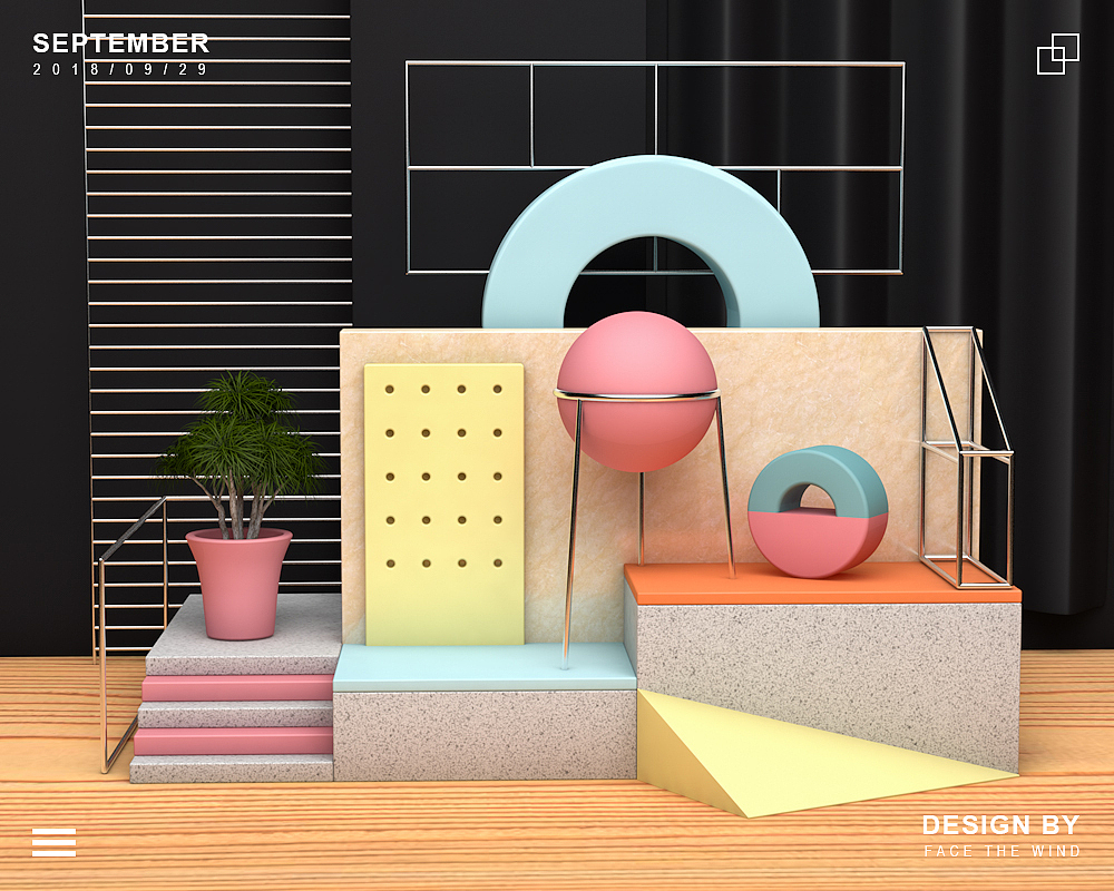 C4D练习（图ZMTQ0MzQ0MzQ0） - 其他三维 - 站酷设计师依惜眷恋原创素材 - 站酷ZCOOL