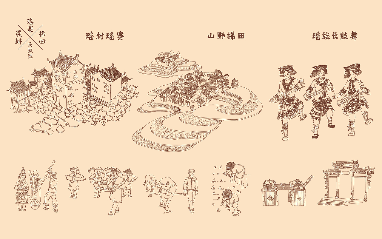 专注餐饮这几年——意合餐饮插画合集（下）（图ZMTE2MzM4NjM2） - 品牌 - 站酷设计师湖南意合品牌原创素材 - 站酷ZCOOL