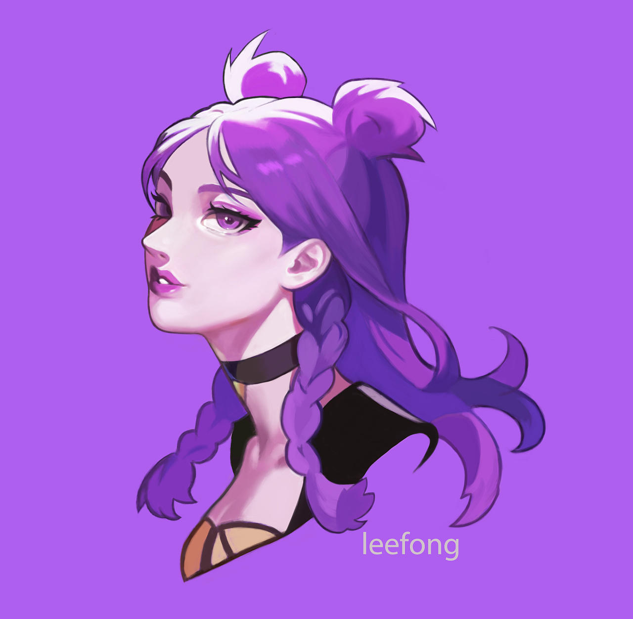 女生头像|插画|游戏原画|z55401281 - 临摹作品 - 站酷 (zcool)