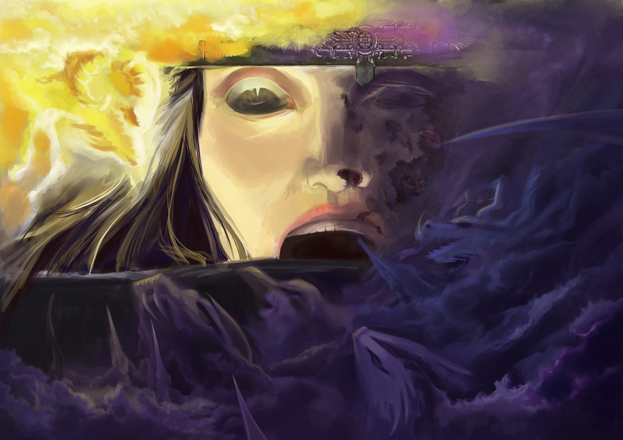 illustration:潘多拉打开了她的魔盒