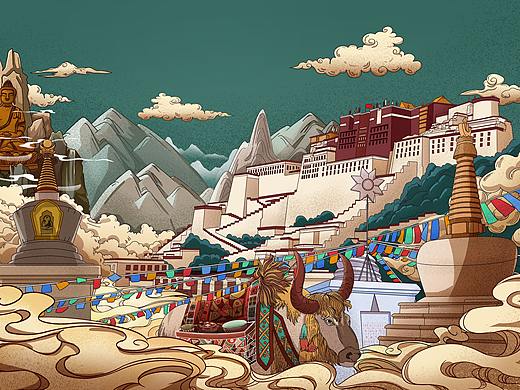 弥盛陶艺 包装插画设计