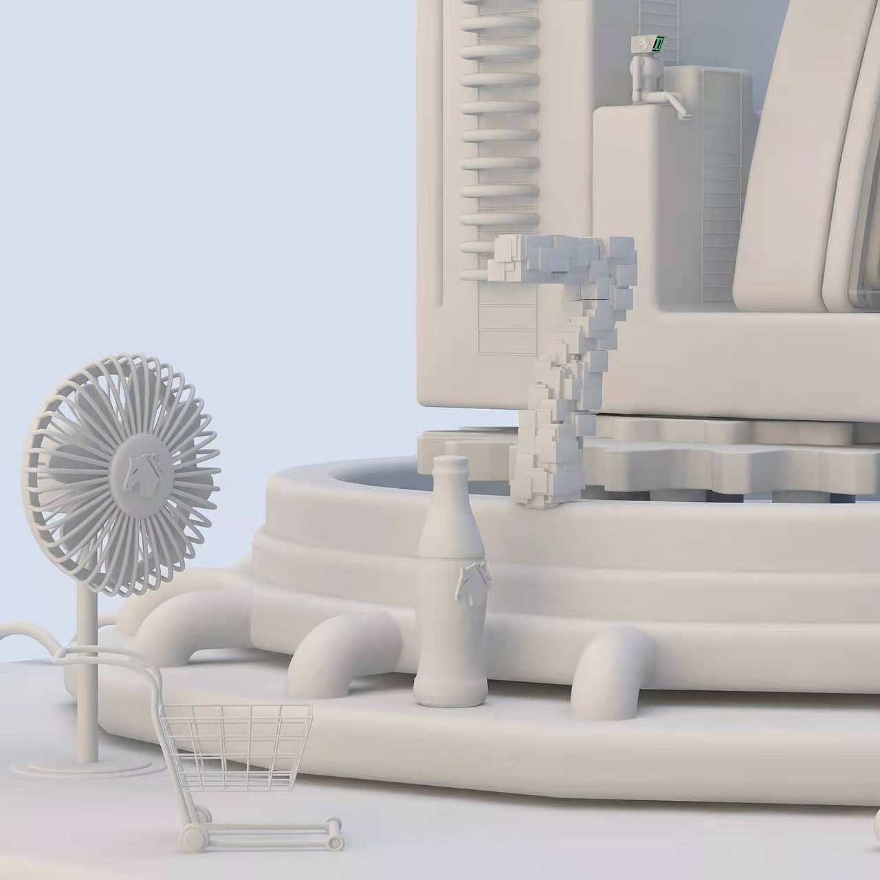 C4D基础建模（图ZMjg1ODkwMjE2） - 其他三维 - 站酷设计师Yuino秋原创素材 - 站酷ZCOOL