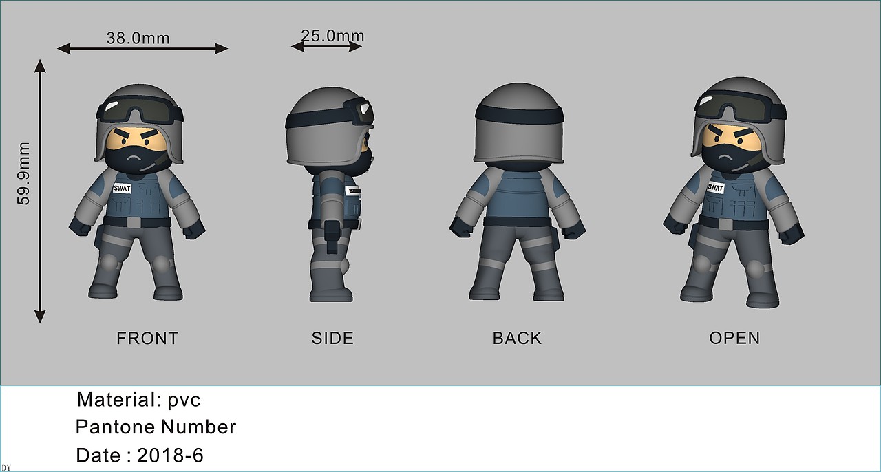 CF穿越火线-Q版形象设计（图ZMjY4ODkyNTM2） - IP形象 - 站酷设计师Grace_yuzu原创素材 - 站酷ZCOOL