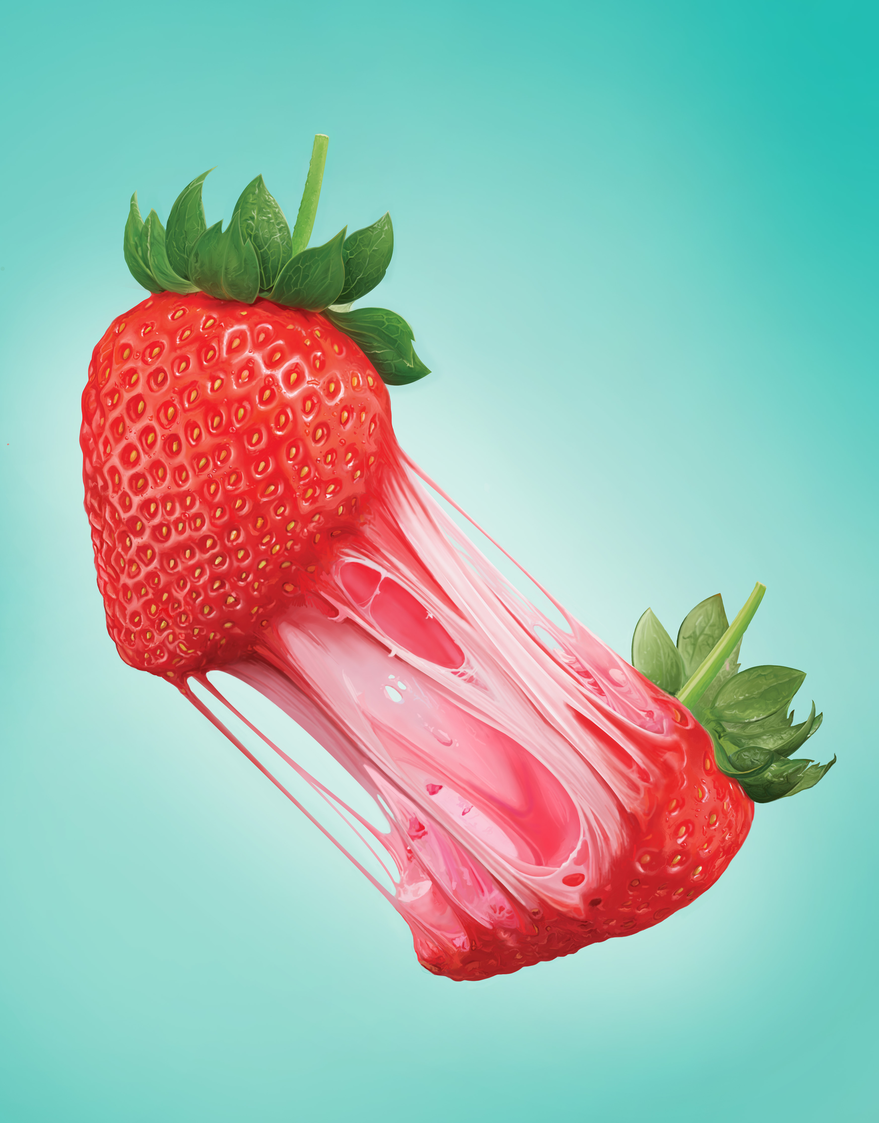 草莓|平面|海报|亚玲 - 原创作品 - 站酷 (ZCOOL)