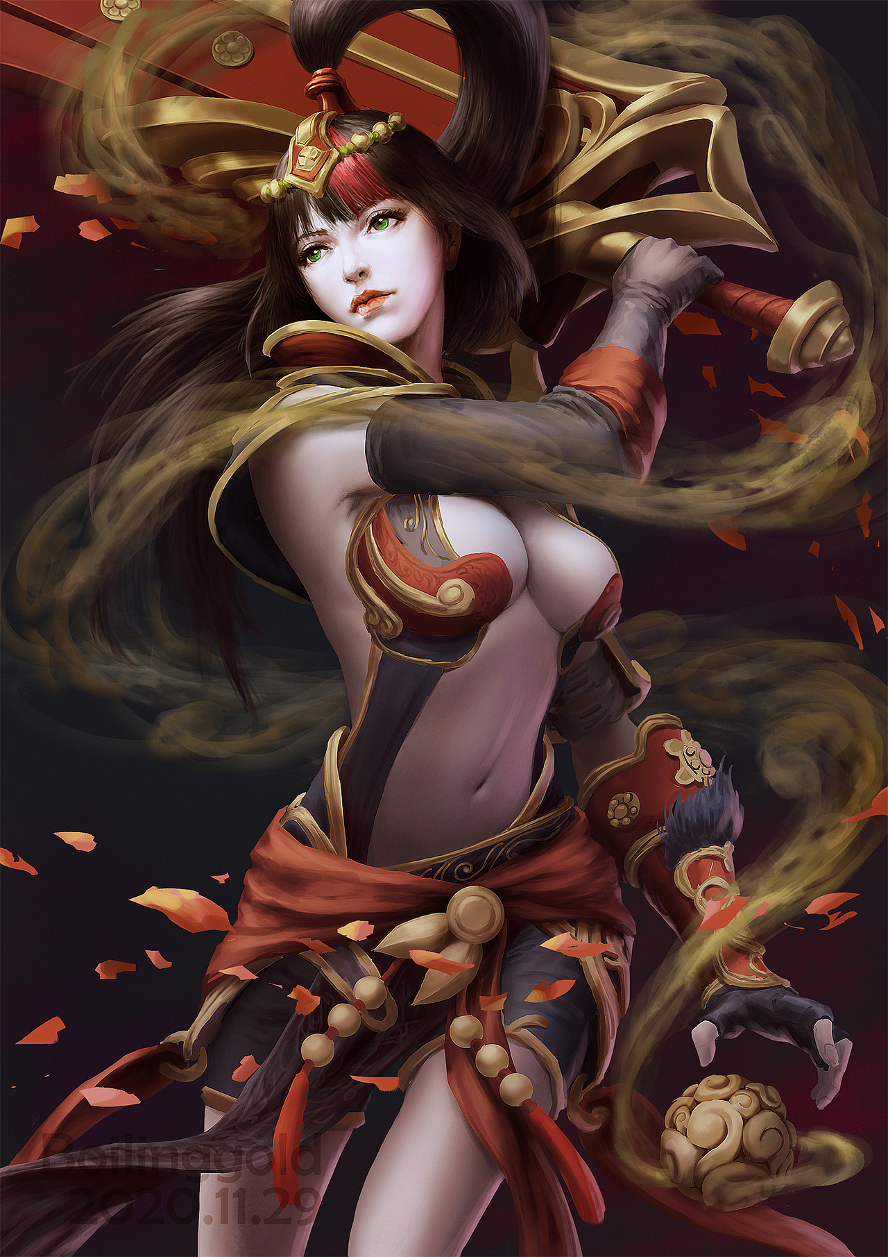 天涯明月刀-同人习作-金云球刀