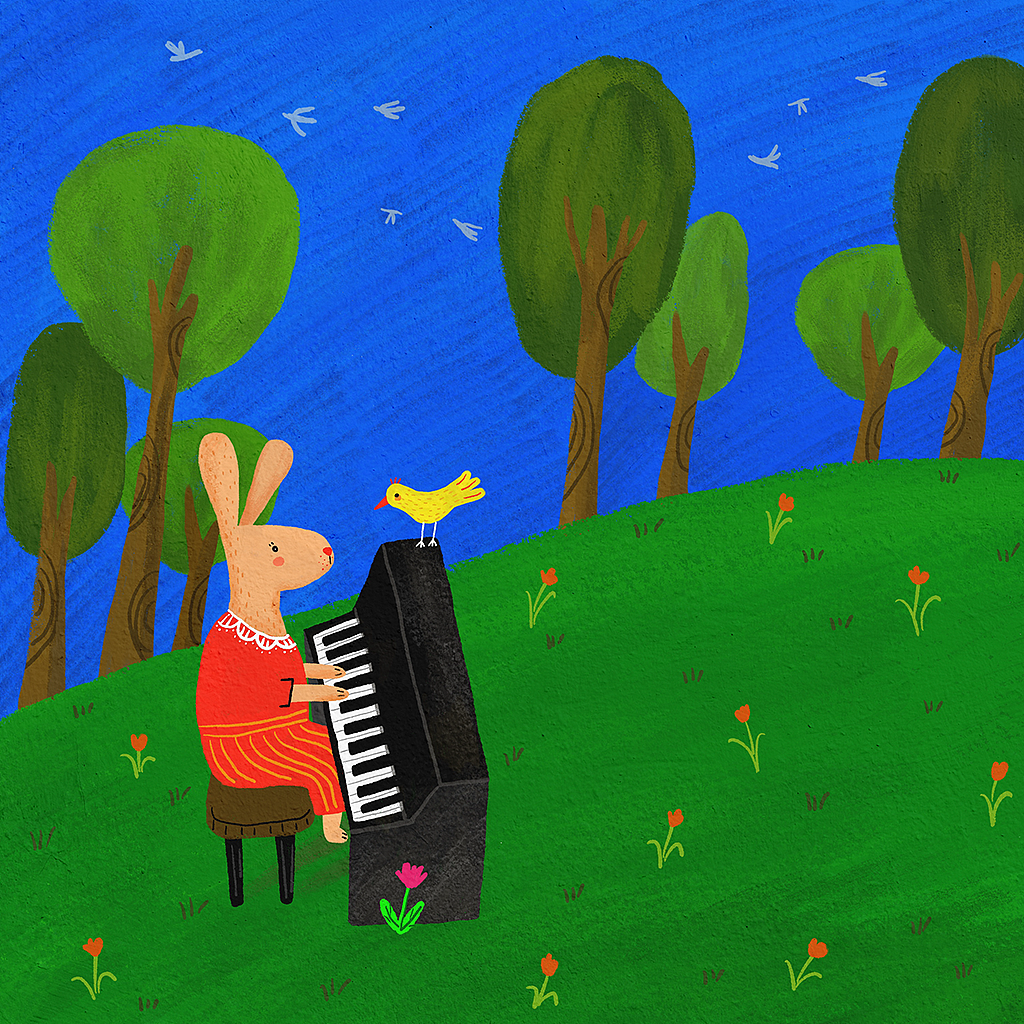 爱心兔子的插画合集（图ZMjkyMzk2MDY0） - 商业插画 - 站酷设计师摇摇yaoyao原创素材 - 站酷ZCOOL