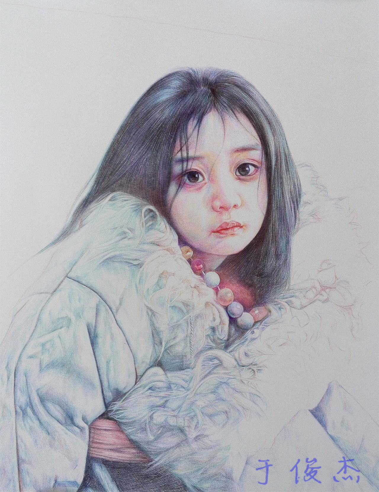 彩色圆珠笔画临摹