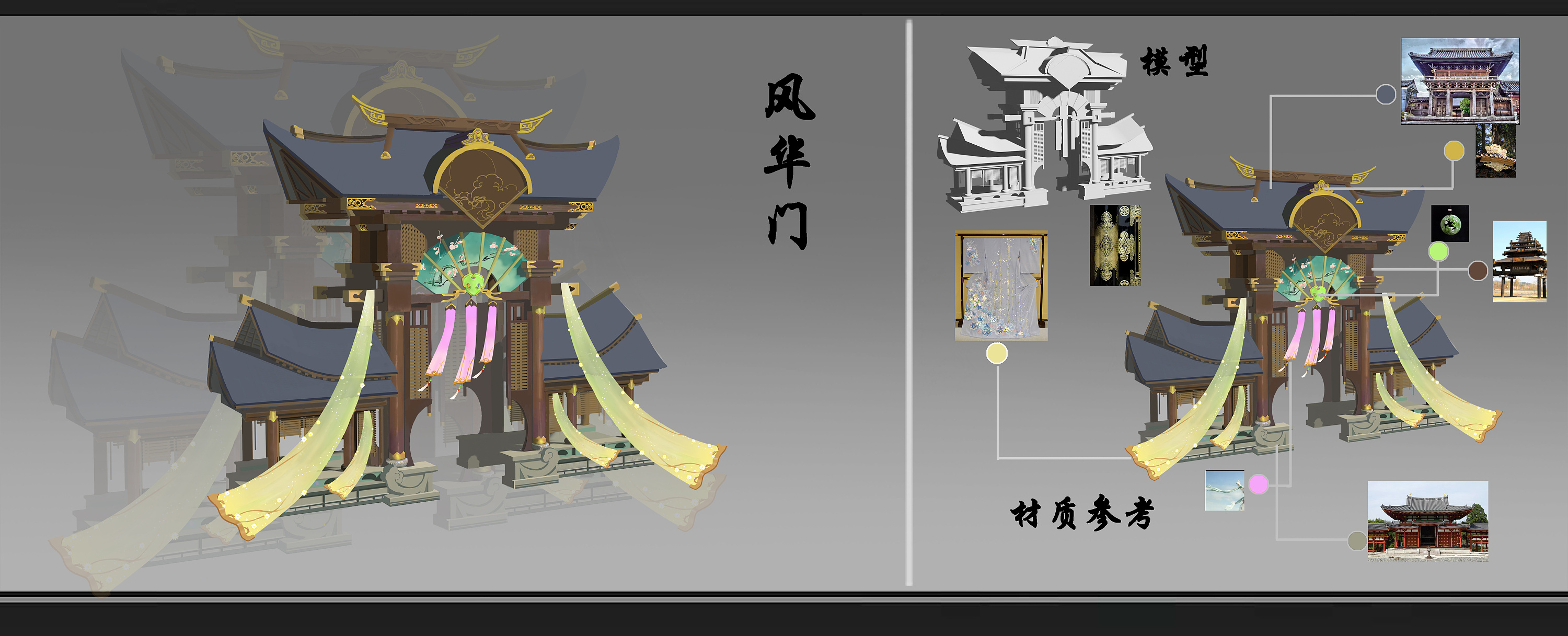 风华门|插画|游戏原画|元宵z - 原创作品 - 站酷 (zcool)