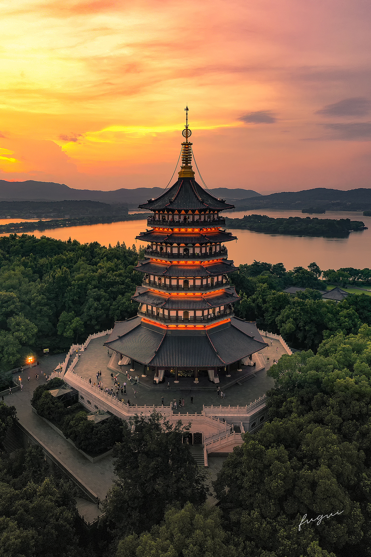 FUGUI VISION STUDIO|杭州的塔殿 城市风光摄影