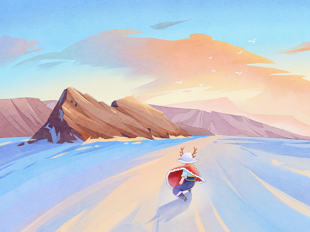 sky光遇系列插画2（图ZMjY1NjMyNTc2） - 商业插画 - 站酷设计师兔柚柚_Usagi原创素材 - 站酷ZCOOL