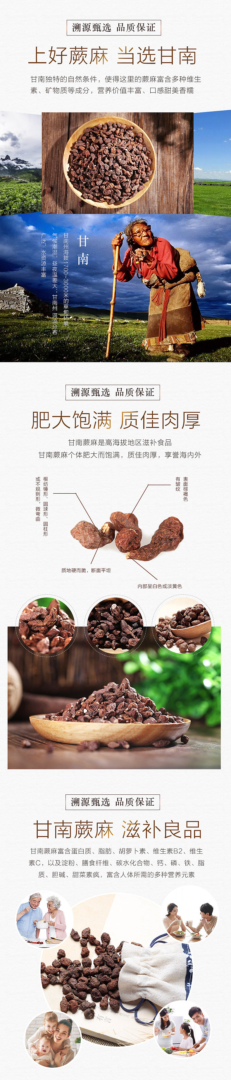 甘南蕨麻详情页