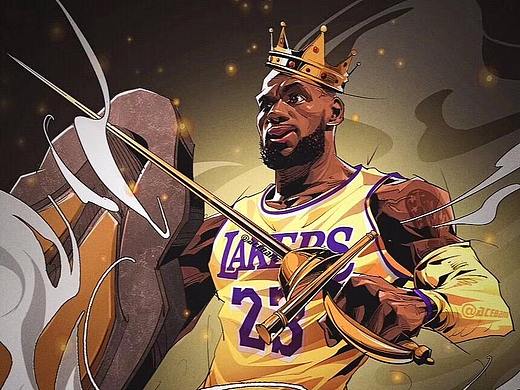 展望新赛季，回顾旧赛季，NBA体育篮球插画集美漫写实