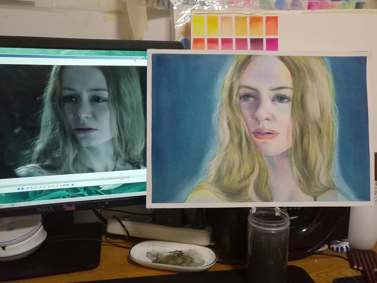 水彩手绘 指环王（图ZMjU2MTUwODMy） - 创作习作 - 站酷设计师卿描淡写原创素材 - 站酷ZCOOL