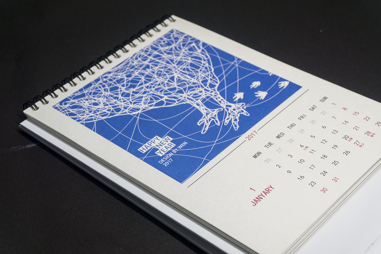 2017鸡年台历-鸡动人生（图ZNjg0ODcyMTI=） - 图案 - 站酷设计师yee1122原创素材 - 站酷ZCOOL